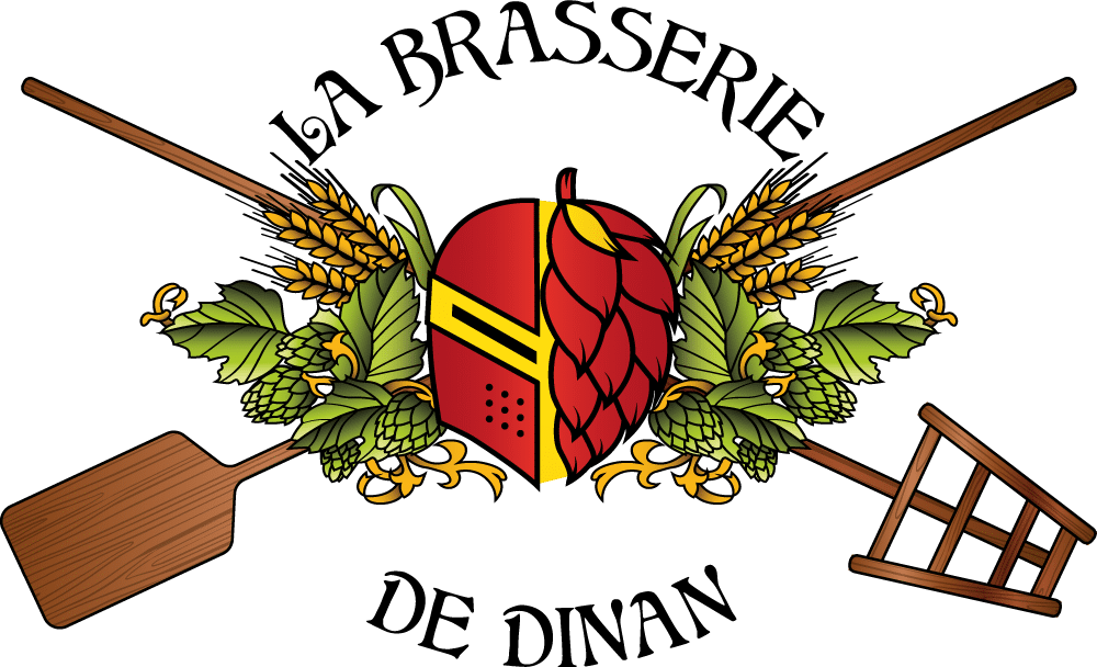 logo la brasserie de dinan - feuillage
