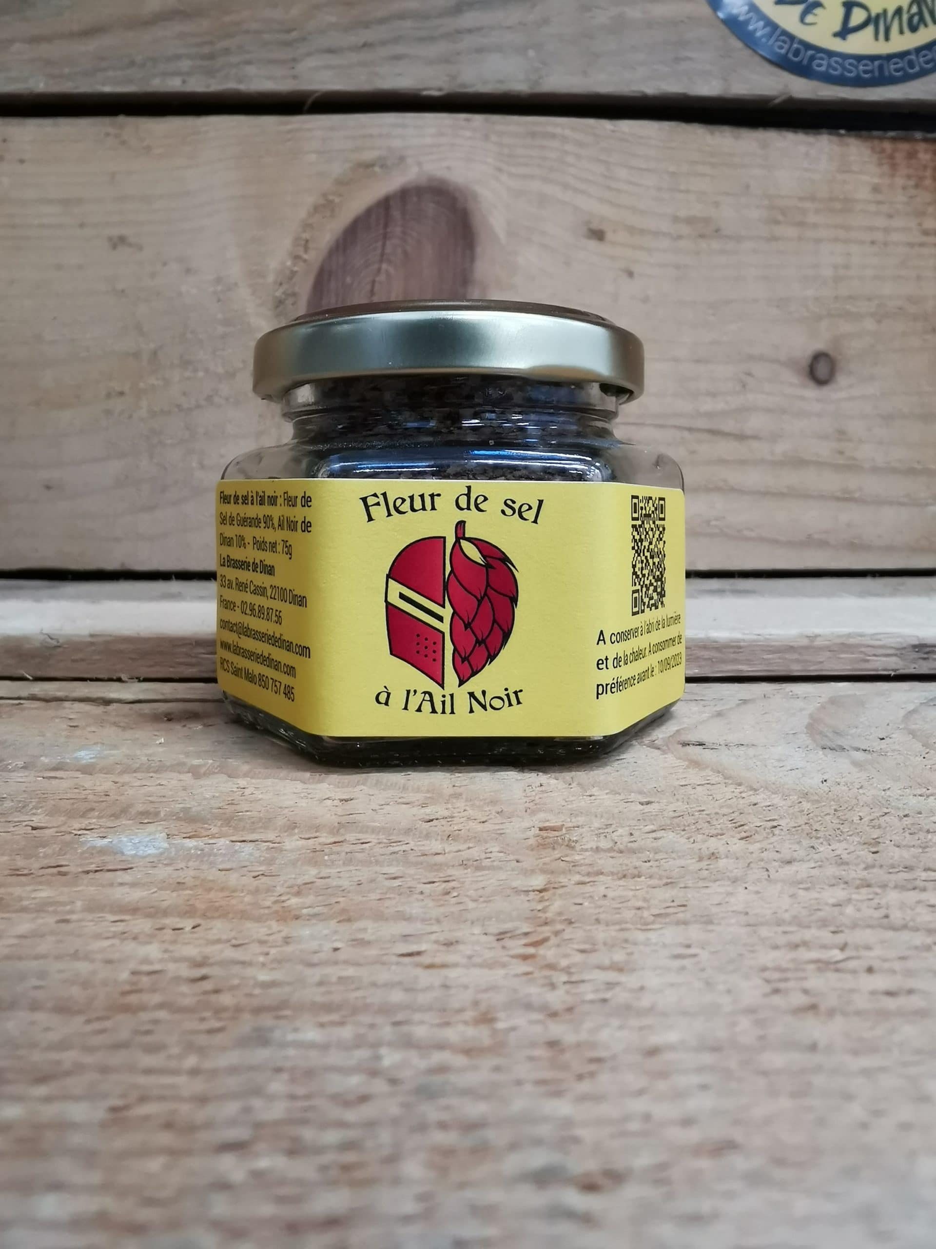 fleur de sel a l'ail noir - la ptite cuisine de la brasserie de dinan