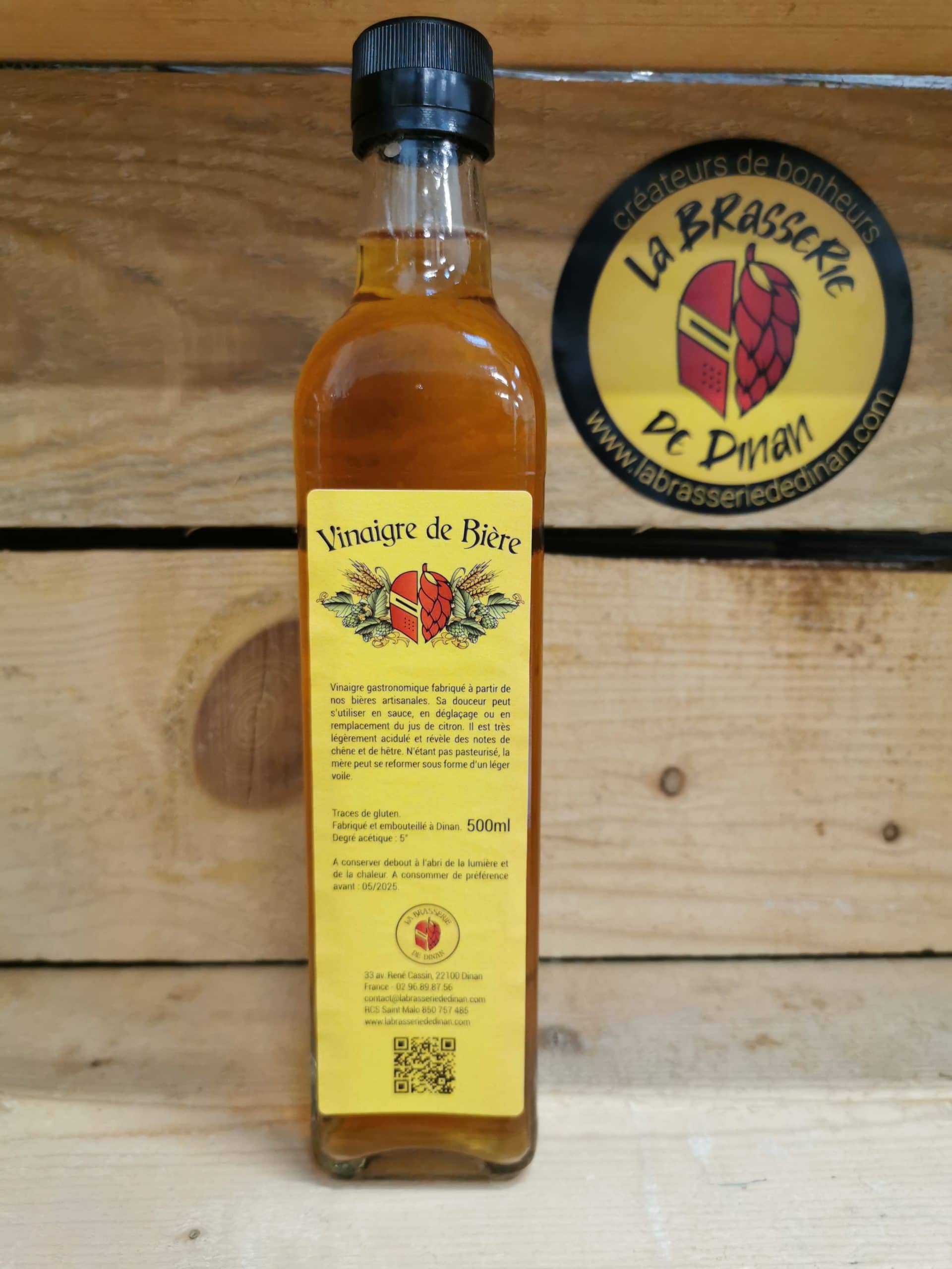 vinaigre de bière - la ptite cuisine de la brasserie de dinan